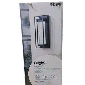 Origin21 Westerville 13" LED Outdoor Wall Lantern Matte Black Finish [78]